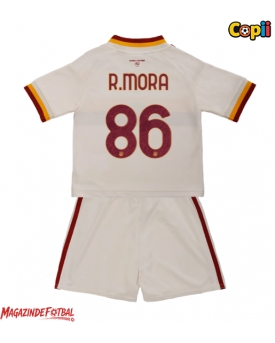 AS Roma Rodrigo Mora #86 Echipament de Fotbal Replică 2026-27 Copii Deplasare (+ Șorturi)